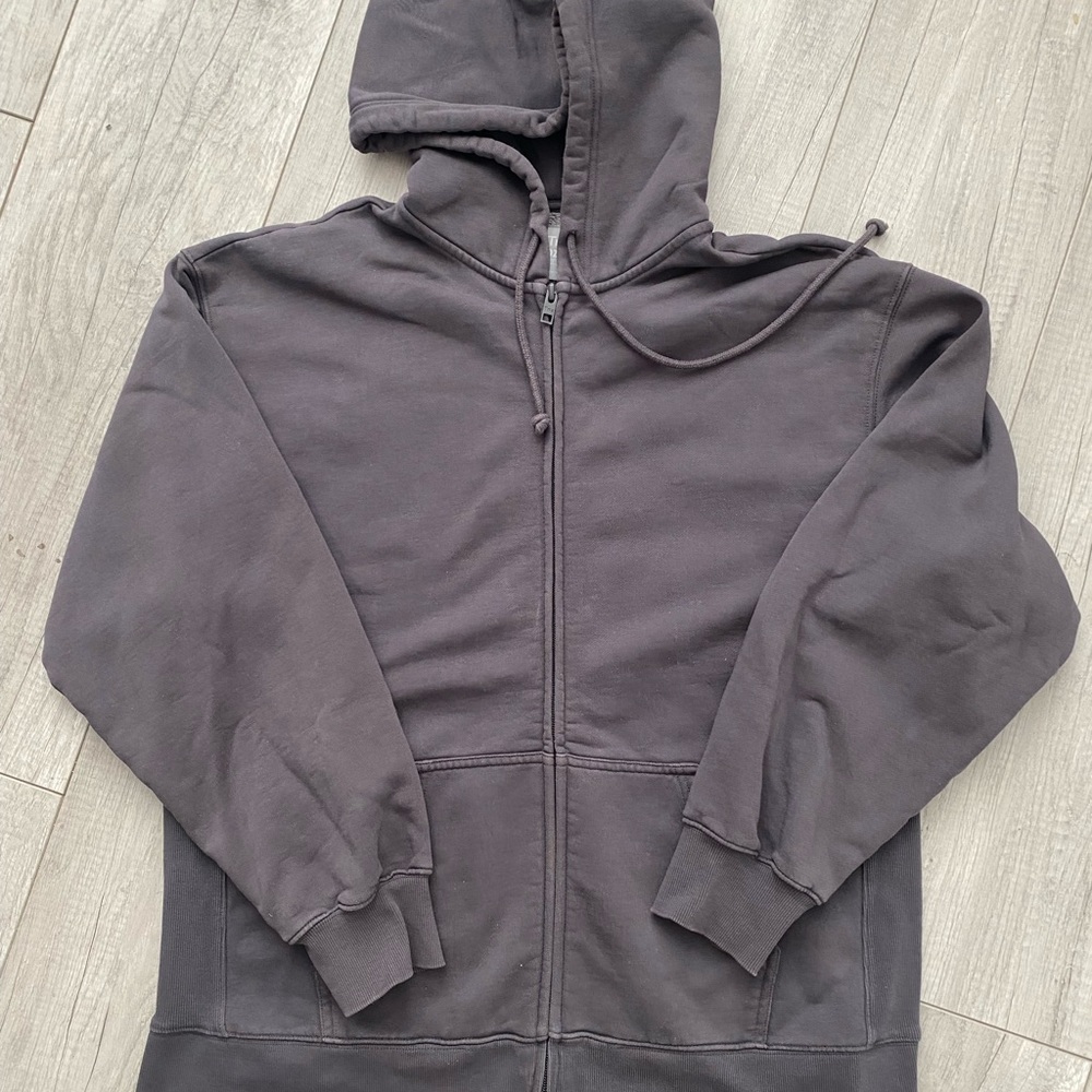 Aritzia TNA Cozy AF Boyfriend Zip Up Hoodie
